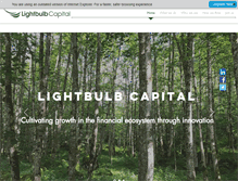 Tablet Screenshot of lightbulbcap.com